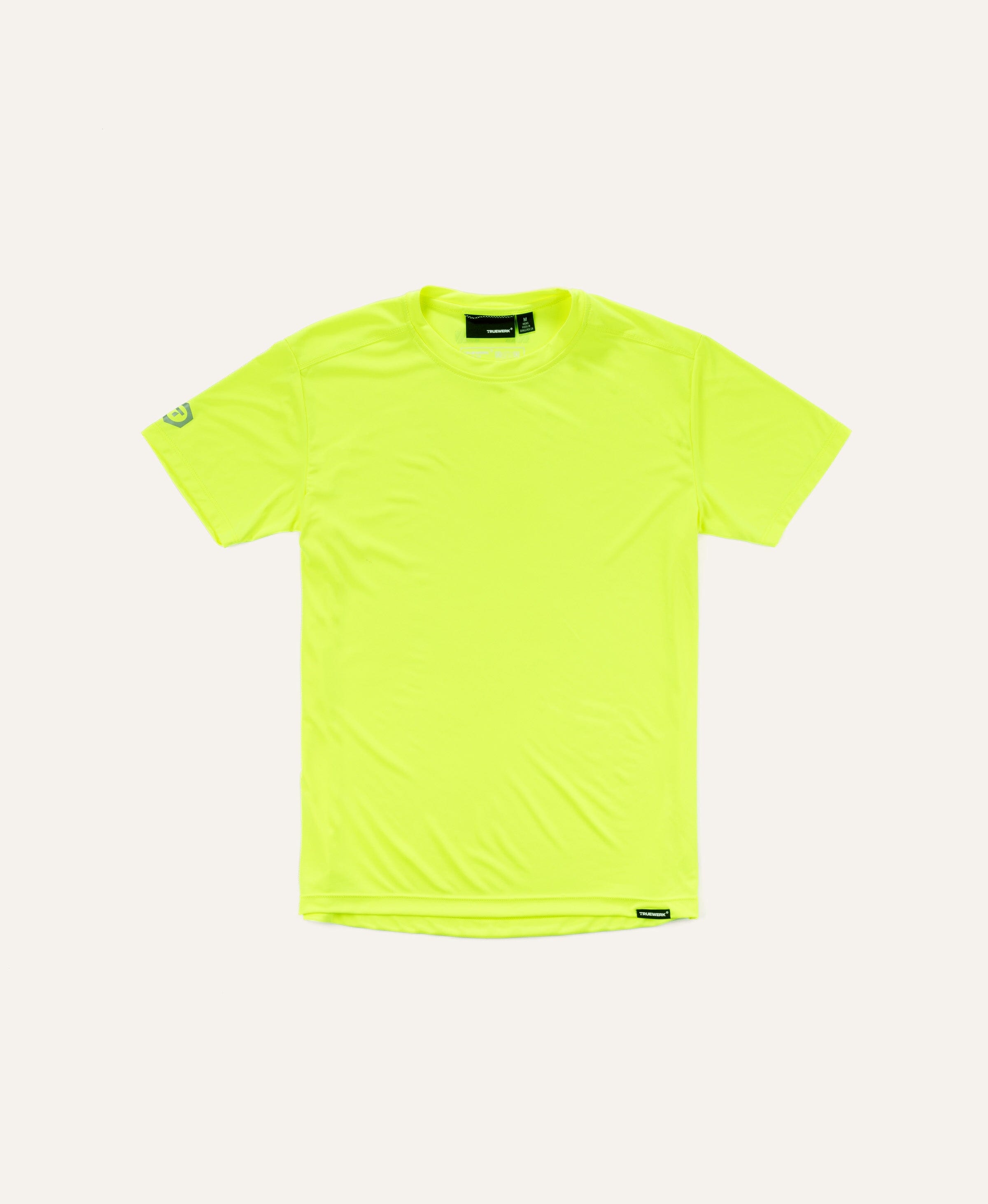 B1 Short Sleeve Tee Truewerk Viz Yellow S #color_viz yellow